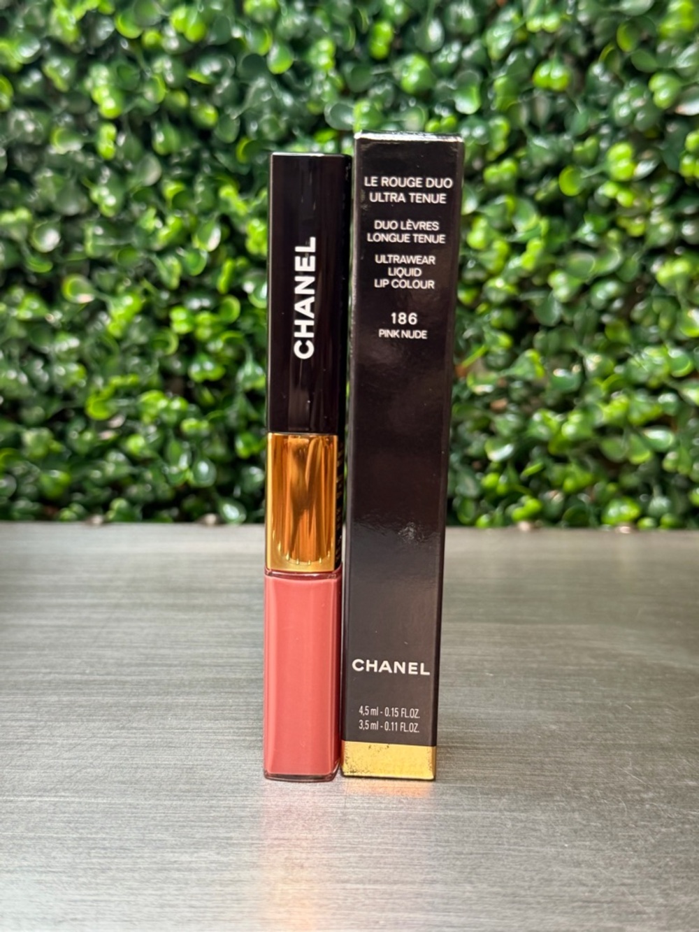 CHANEL Le Rouge Duo Ultra Tenue Liquid Lip Colour - Pink Nude 186